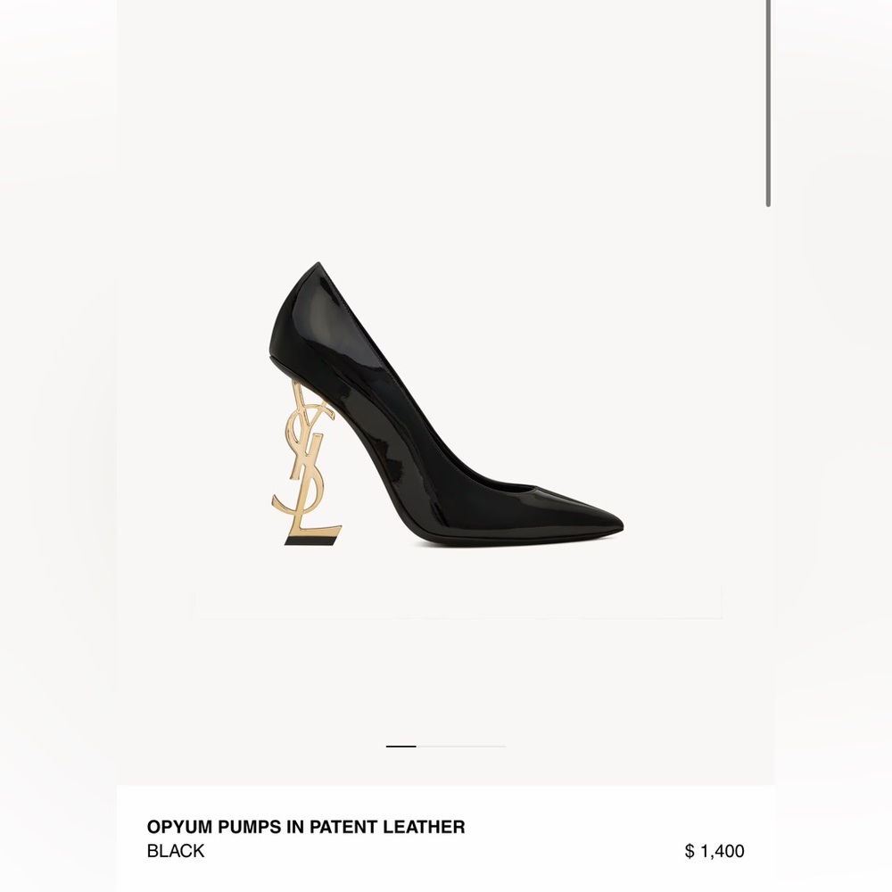 Saint Laurent Opyum Patent Leather Heels – Size 40 (US 10) – NIB - Picture 7 of 7